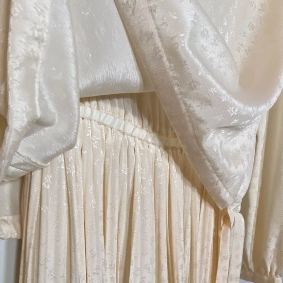 Vintage 70s - 80s, Elegant Fashion Sildzious Japanese Dress , Size S - Picture 8 of 12
